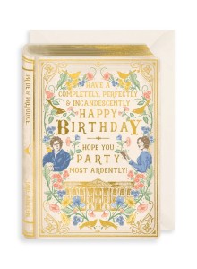 Поздравителна картичка за рожден ден - Гордост и предразсъдъци